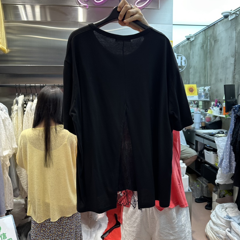 RUNWAY-런웨이韓國代購女士新款時尚休閑熱賣職業T恤系帶RUNWAYT恤