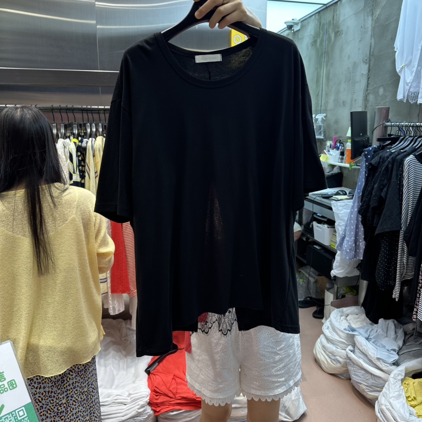 RUNWAY-런웨이韓國代購女士新款時尚休閑熱賣職業T恤系帶RUNWAYT恤圖色3