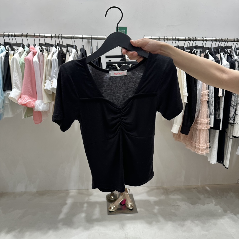BUBBLE/LOTTIMO韓國東大門代購女士新品26春夏人氣推薦T恤BUBBLE/LOTTIMOT恤圖色3