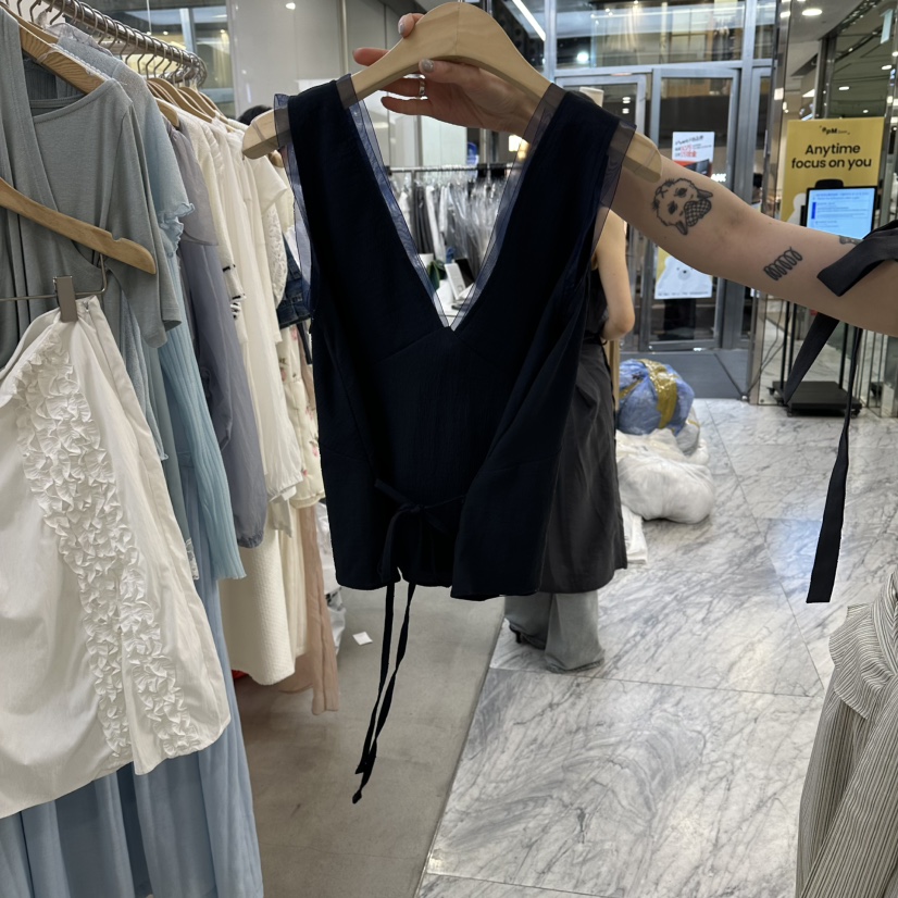 FOUNDATION韓國直郵女士新款人氣推薦熱賣職業26春夏吊帶背心FOUNDATION吊帶/背心