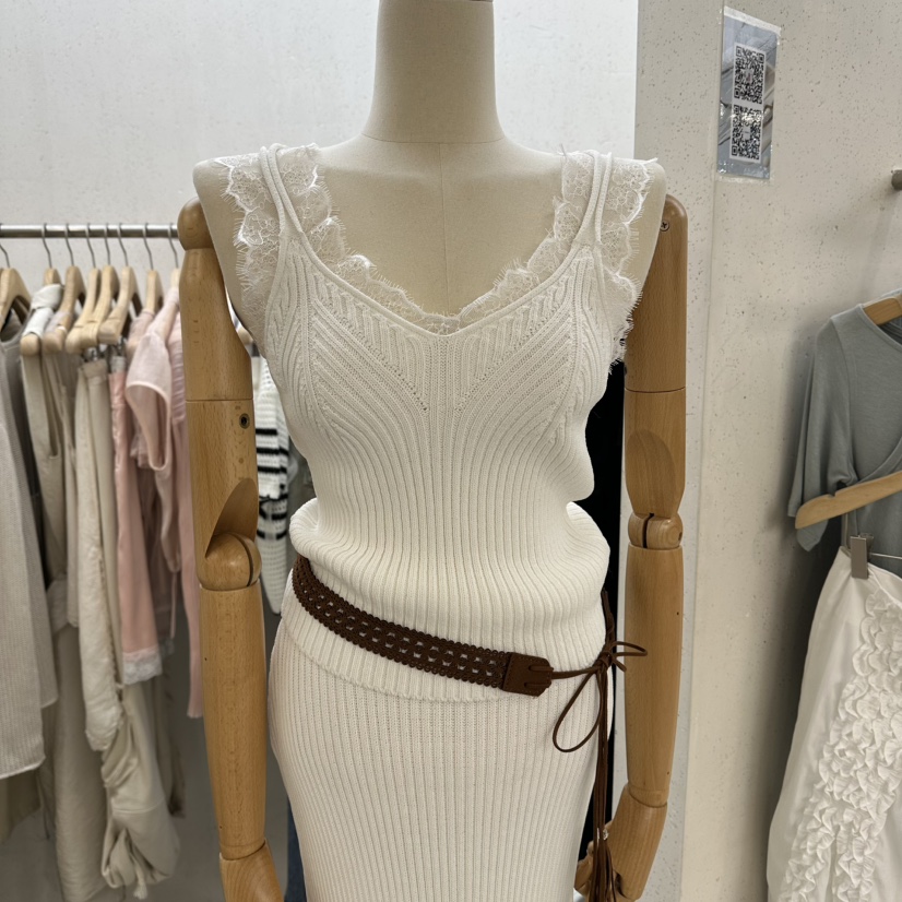 FOUNDATION韓國東大門代購女士新品熱賣吊帶背心不含腰帶FOUNDATION吊帶/背心圖色1