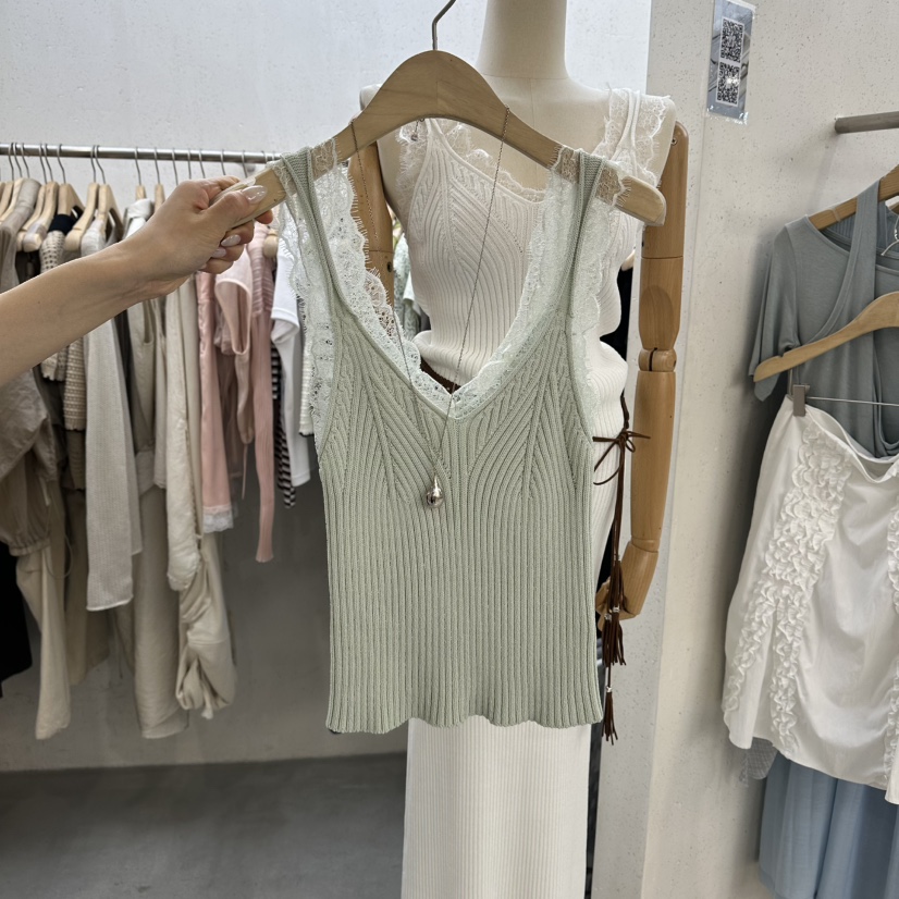 FOUNDATION韓國東大門代購女士新品熱賣吊帶背心不含腰帶FOUNDATION吊帶/背心圖色2
