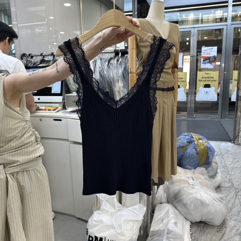 FOUNDATION韓國東大門代購女士新品熱賣吊帶背心不含腰帶FOUNDATION吊帶/背心圖色3
