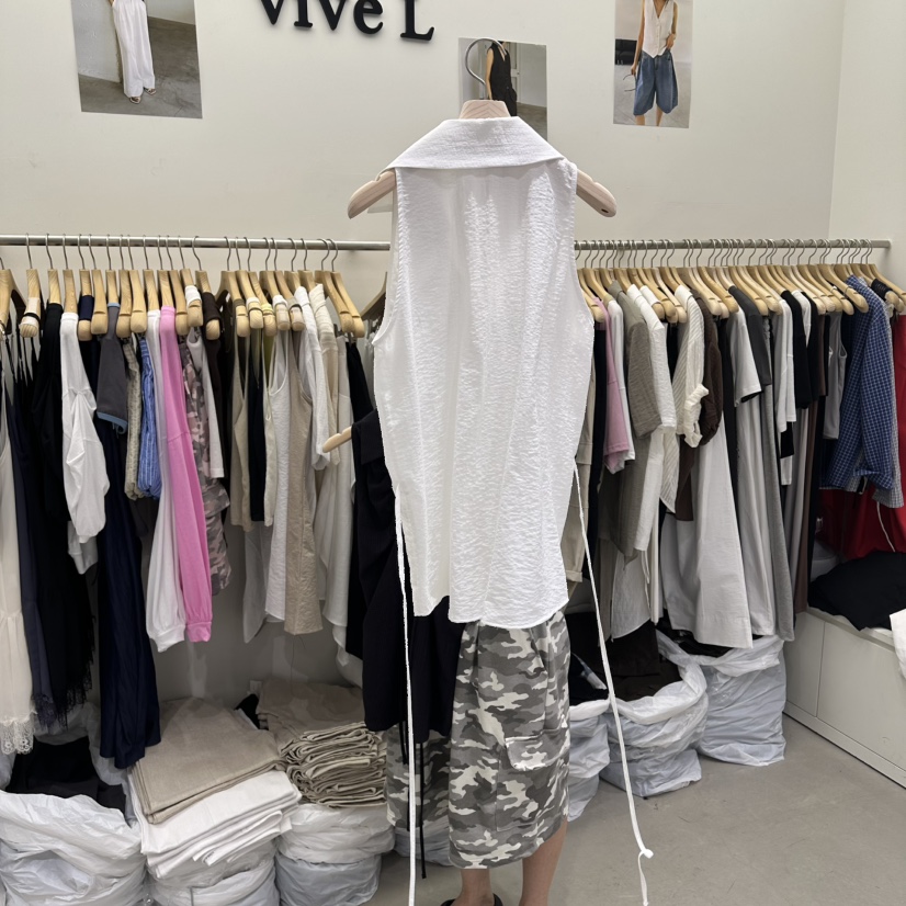 VIVEL韓國直郵女士新款推薦人氣休閑26春夏吊帶背心無袖LVIVE L吊帶/背心