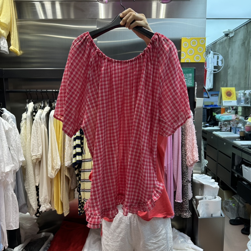 RUNWAY-런웨이韓國直郵女裝新品推薦人氣熱賣襯衫蕾絲衫RUNWAY襯衫/蕾絲衫
