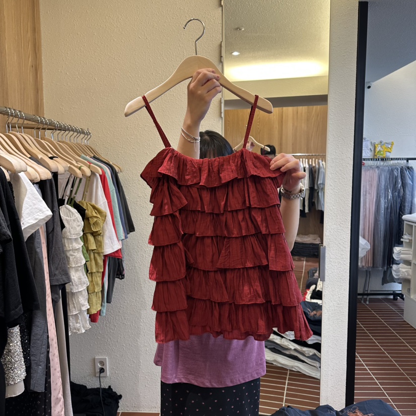 CHOI-L韓國代購女裝新款職業時尚26夏季推薦吊帶背心無袖CHOI吊帶/背心圖色2