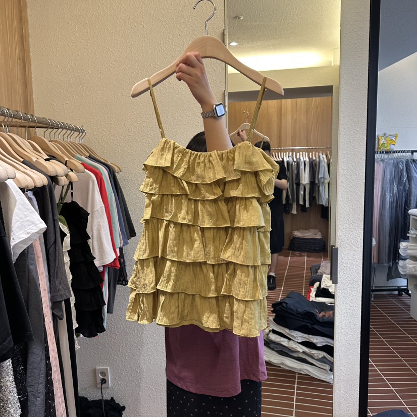 CHOI-L韓國代購女裝新款職業時尚26夏季推薦吊帶背心無袖CHOI吊帶/背心圖色5