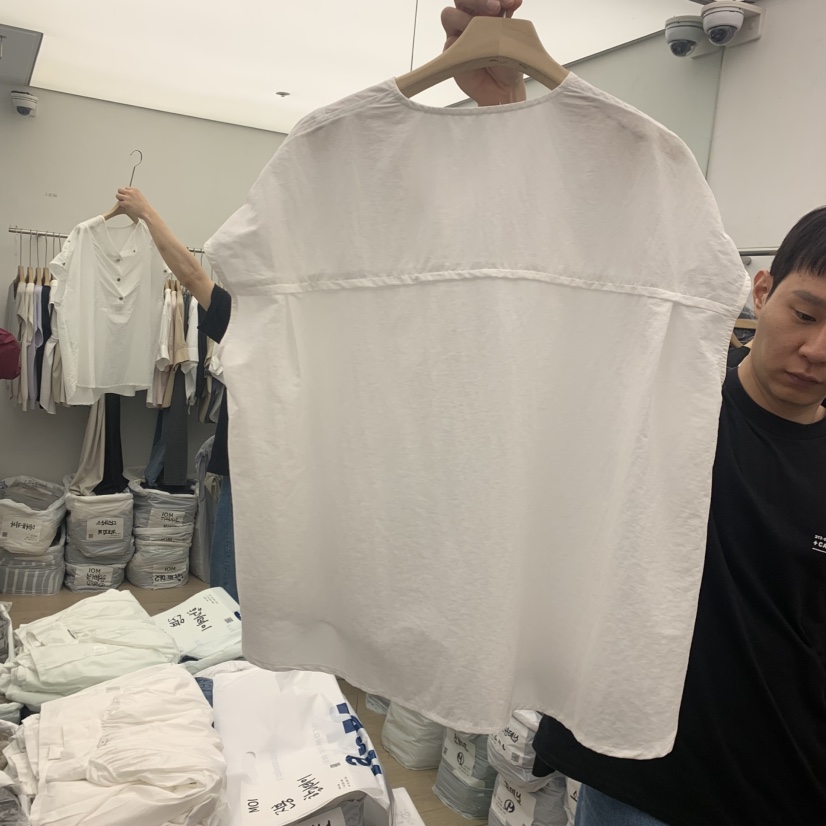 MOI-A韓國代購女士新品休閑人氣26春夏26夏季襯衫蕾絲衫LMOI-A襯衫/蕾絲衫