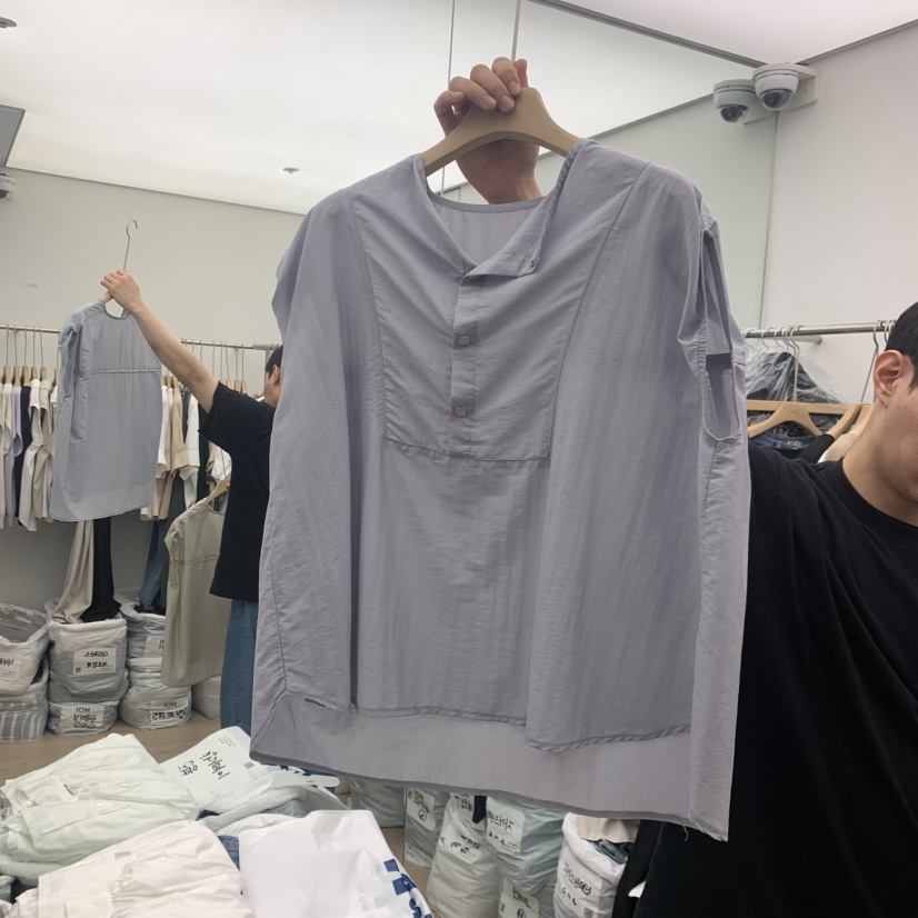 MOI-A韓國代購女士新品休閑人氣26春夏26夏季襯衫蕾絲衫LMOI-A襯衫/蕾絲衫圖色3