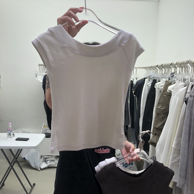 PADO韓國直郵實拍女士新品26夏季推薦人氣職業熱賣26春夏T恤PADOT恤圖色1