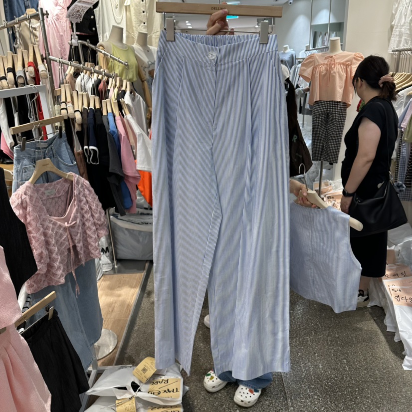 DELLING韓國東大門代購女士新款職業休閑26春夏時尚休閑褲DELLING休閑褲圖色3