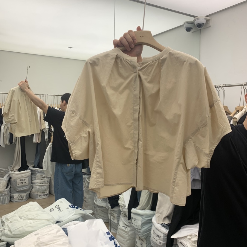 MOI-A韓國直郵女士新款26夏季職業時尚推薦人氣襯衫蕾絲衫LMOI-A襯衫/蕾絲衫圖色3