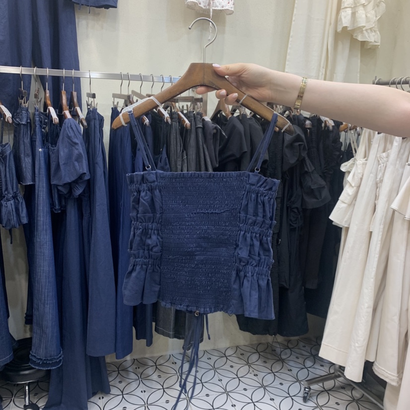 BAMBOLINA東大門實拍韓國女裝新品休閑熱賣時尚26夏季吊帶背心BAMBOLINA吊帶/背心