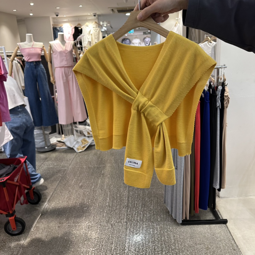 CELINA韓國東大門代購女裝新款時尚圍巾披肩不含內搭披肩CELI_NA圍巾/披肩圖色6