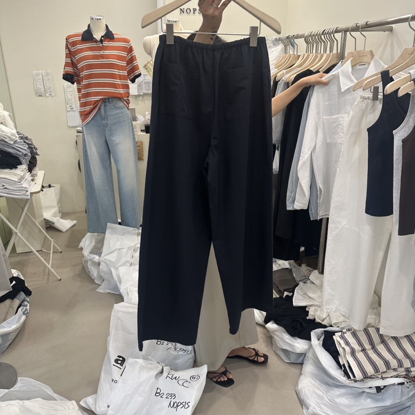 NOPSIS韓國直郵女裝新款時尚26夏季熱賣26春夏休閑休閑褲MNOPSIS休閑褲