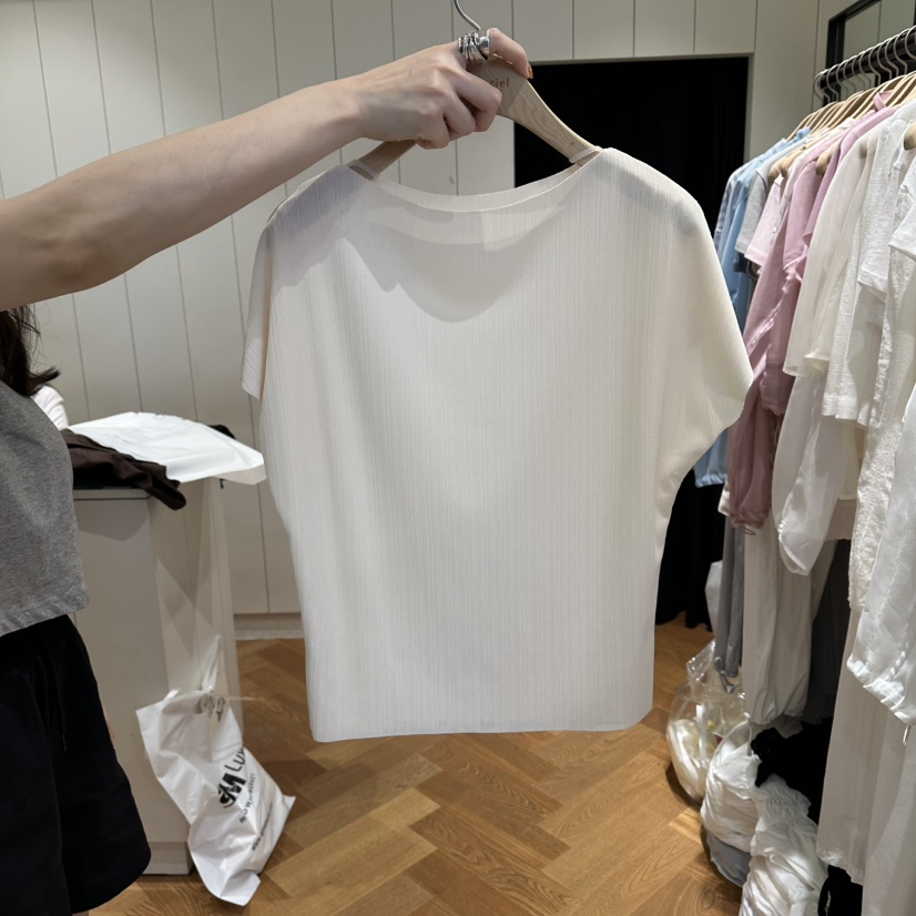 ARC韓國直郵女士新品時尚推薦人氣熱賣26春夏休閑26夏季T恤ARC EN CIELT恤圖色4奶油色