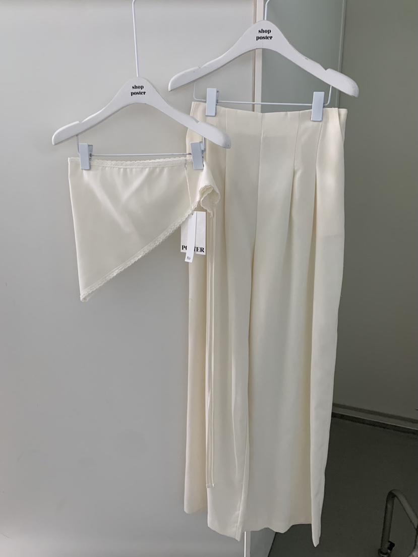 SHOP POSTER韓國直郵女裝新品熱賣人氣時尚職業套裝亞麻SHOP_POSTER套裝