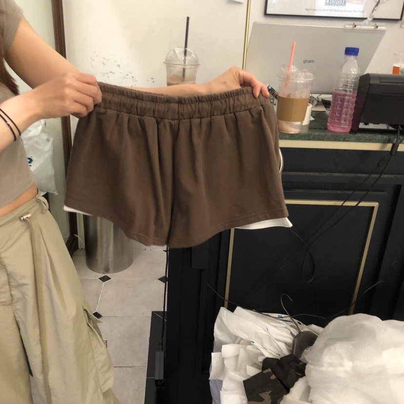 VIRKIN韓國直郵實拍女裝新品26夏季時尚26春夏職業熱賣短褲VIRKIN短褲