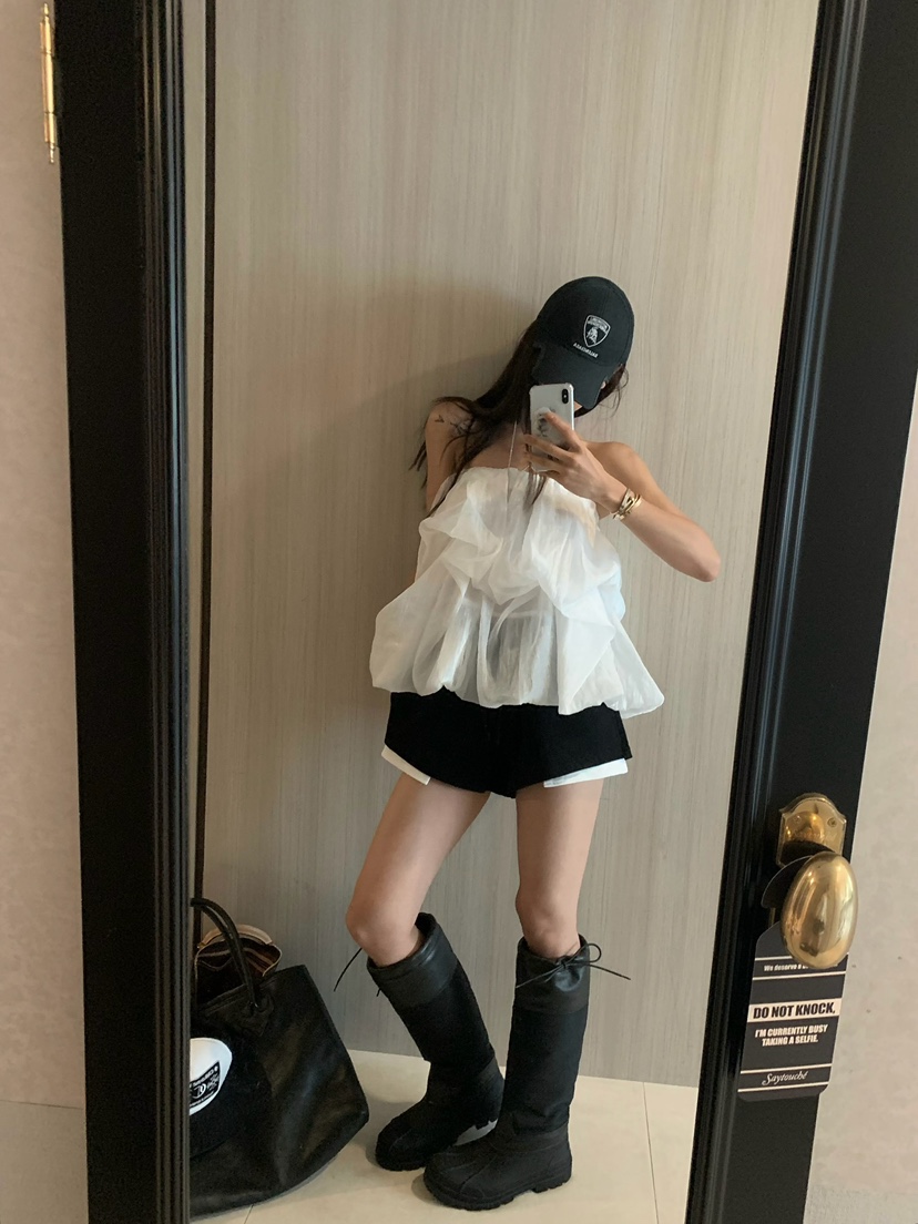 VIRKIN韓國直郵實拍女裝新品26夏季時尚26春夏職業熱賣短褲VIRKIN短褲