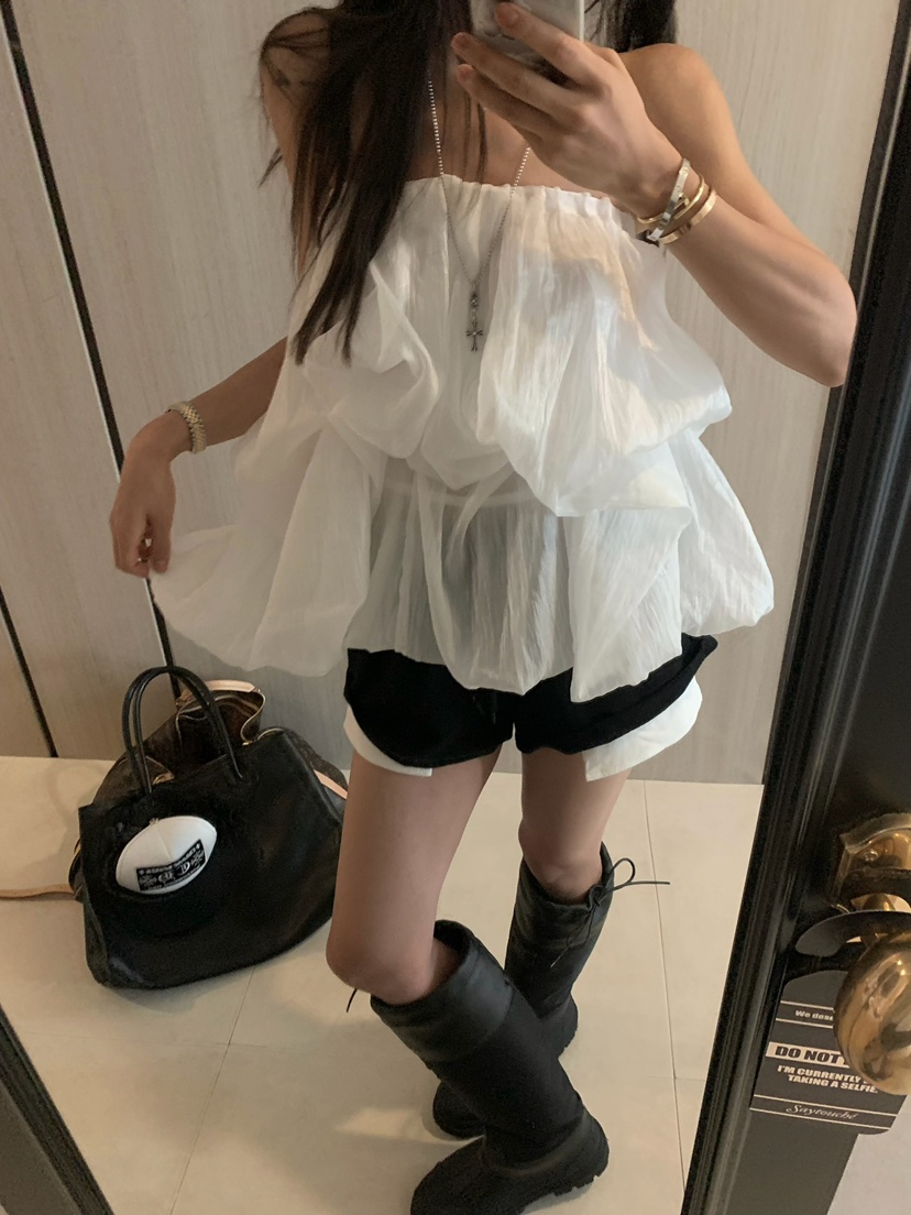 VIRKIN韓國直郵實拍女裝新品26夏季時尚26春夏職業熱賣短褲VIRKIN短褲
