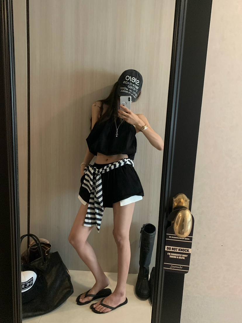 VIRKIN韓國直郵實拍女裝新品26夏季時尚26春夏職業熱賣短褲VIRKIN短褲