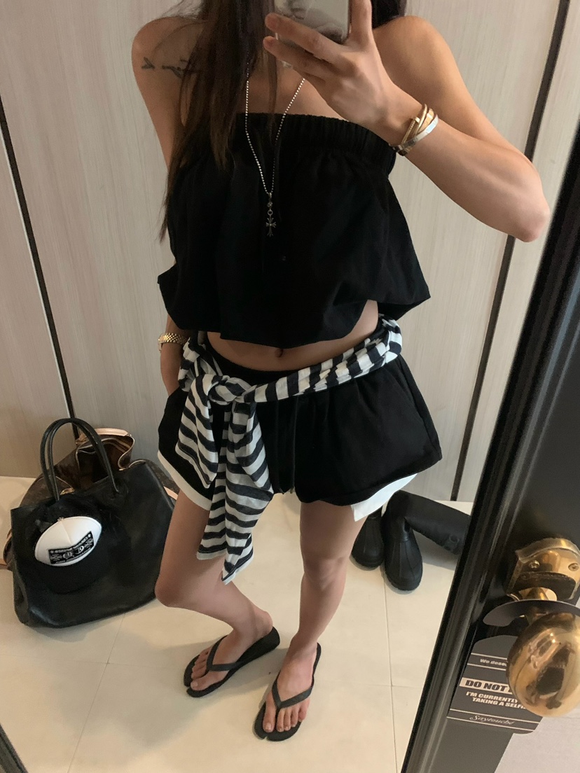 VIRKIN韓國直郵實拍女裝新品26夏季時尚26春夏職業熱賣短褲VIRKIN短褲