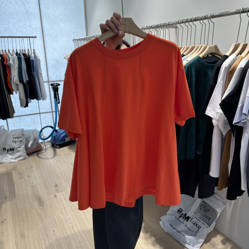 REVE-L韓國直郵女士新品職業26春夏推薦休閑時尚人氣T恤REVE-LT恤圖色2