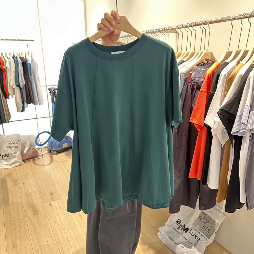 REVE-L韓國直郵女士新品職業26春夏推薦休閑時尚人氣T恤REVE-LT恤圖色3