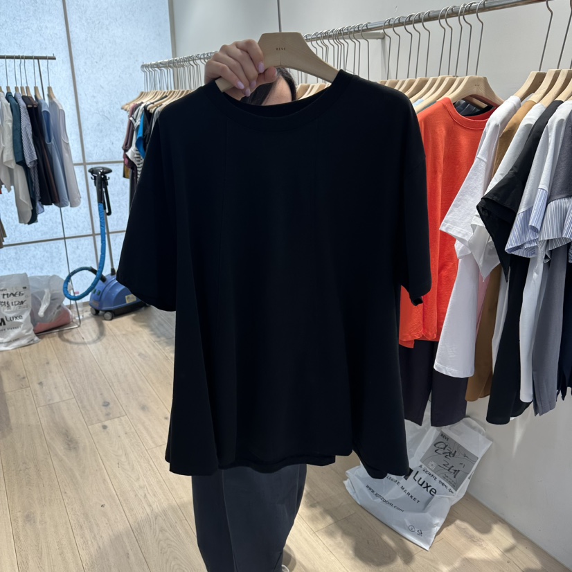 REVE-L韓國直郵女士新品職業26春夏推薦休閑時尚人氣T恤REVE-LT恤圖色4