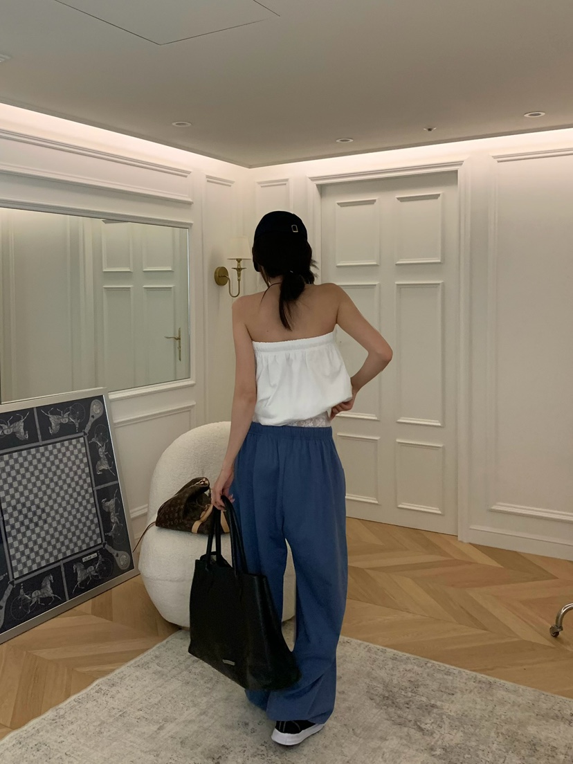 VIRKIN韓國直郵實拍女士新款26夏季26春夏人氣時尚休閑褲VIRKIN休閑褲