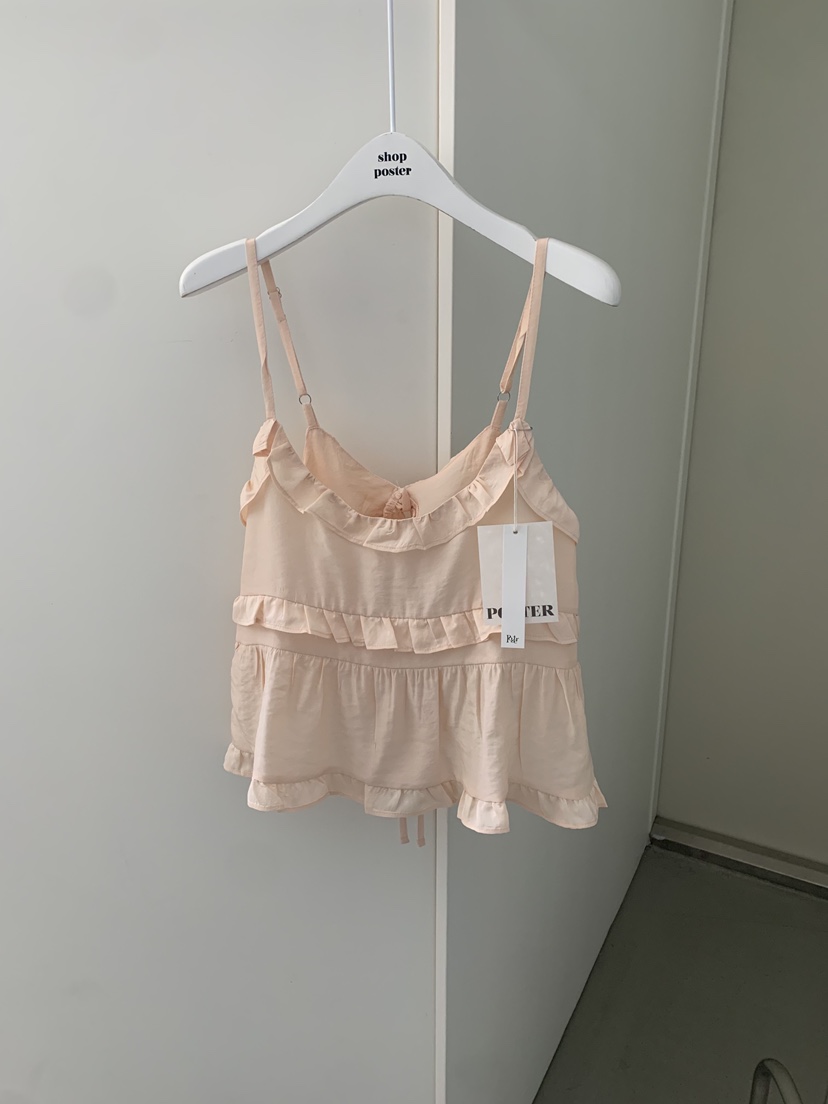 SHOP POSTER韓國直郵實拍女士新品26春夏休閑熱賣吊帶背心SHOP_POSTER吊帶/背心圖色2