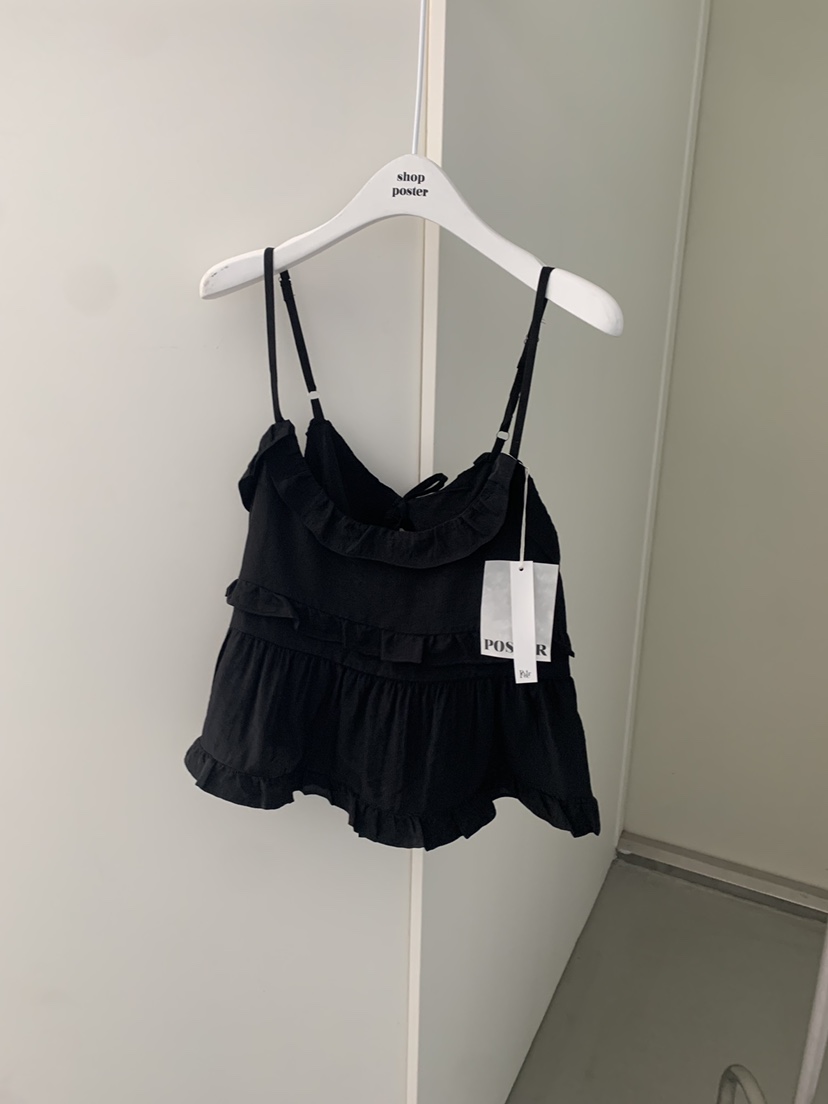 SHOP POSTER韓國直郵實拍女士新品26春夏休閑熱賣吊帶背心SHOP_POSTER吊帶/背心圖色3