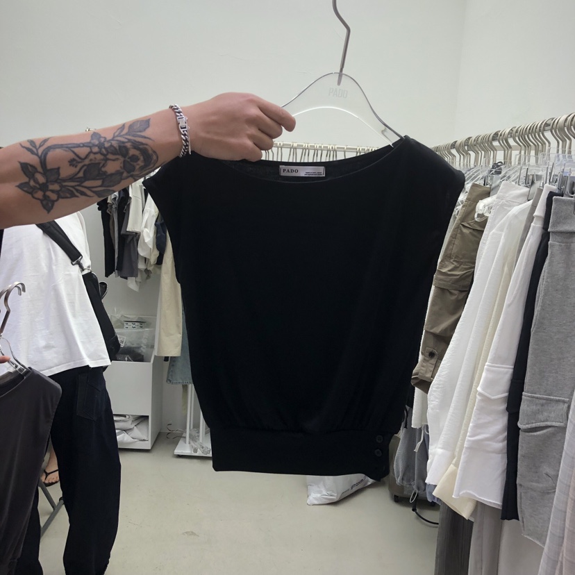 PADO韓國東大門代購女士新品職業人氣推薦休閑熱賣吊帶背心PADO吊帶/背心圖色2