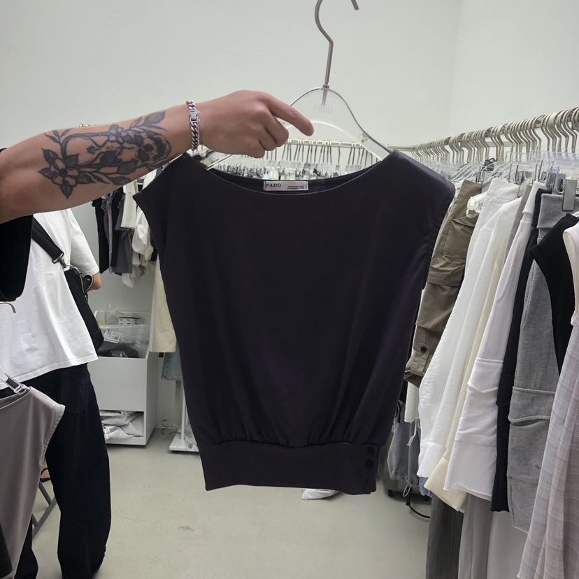 PADO韓國東大門代購女士新品職業人氣推薦休閑熱賣吊帶背心PADO吊帶/背心圖色3