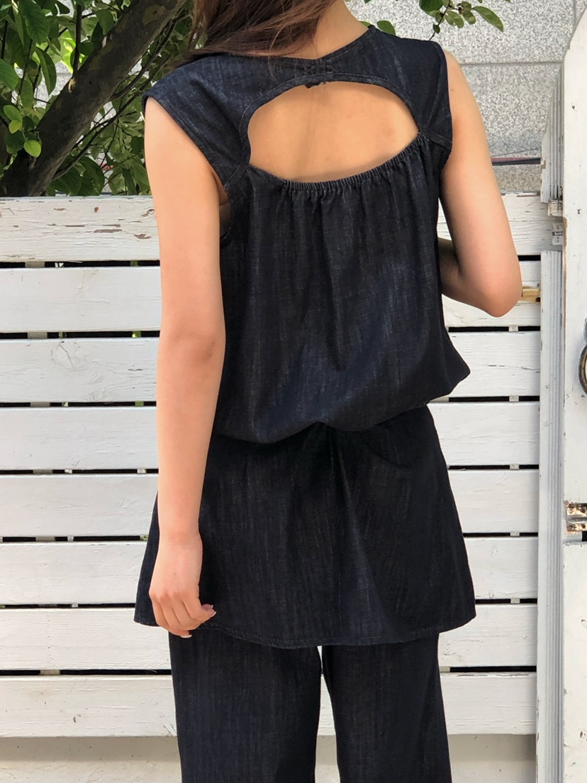 ONDO-P東大門實拍韓國女士新品26夏季職業吊帶背心水洗條紋ONDO-P吊帶/背心
