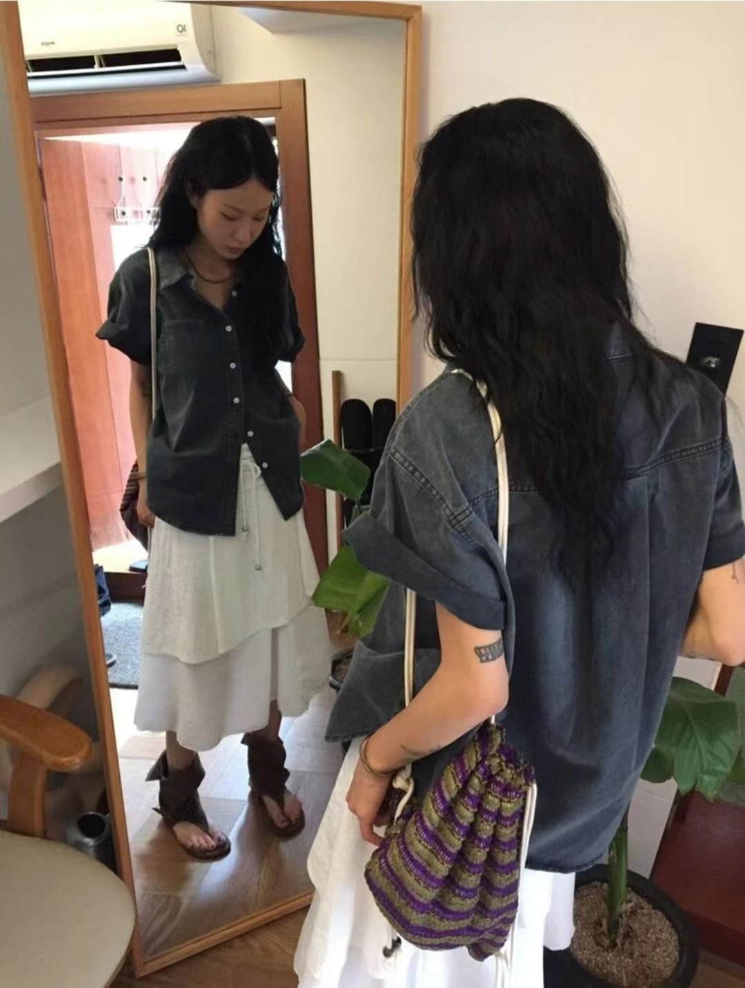 MELLDE韓國直郵實拍女裝新款26夏季人氣職業推薦襯衫蕾絲衫SMELLDE襯衫/蕾絲衫