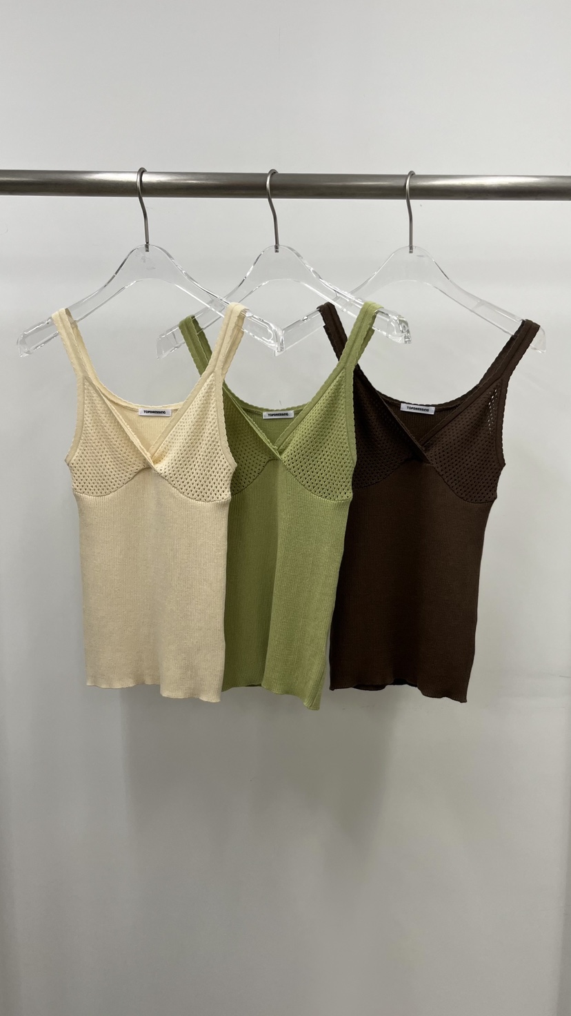 TOPDRESSING東大門實拍韓國女士新款時尚26春夏推薦吊帶背心TOPDRESSING吊帶/背心圖色3左四色