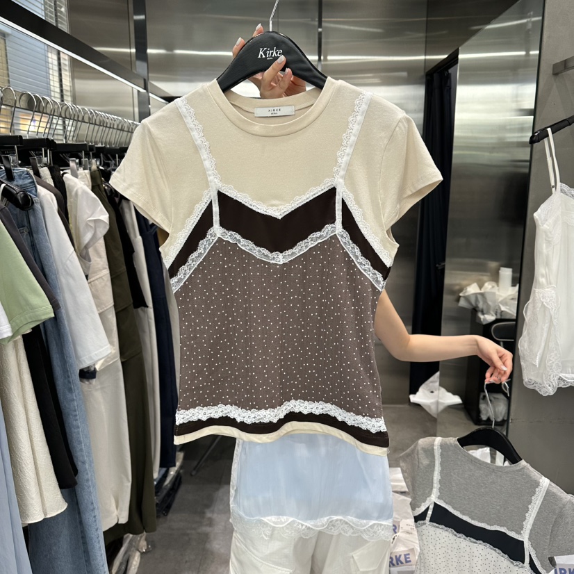 KIRKE韓國東大門直郵女裝新品26春夏時尚26夏季休閑套裝圓點KIRKE套裝圖色3