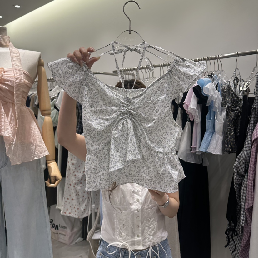 BAIE.38韓國直郵女士新款熱賣職業人氣休閑26夏季襯衫蕾絲衫LBAIE.38襯衫/蕾絲衫圖色2