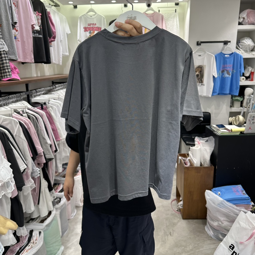 EVE韓國代購女士新品熱賣26夏季休閑人氣時尚職業T恤絲帶EVET恤