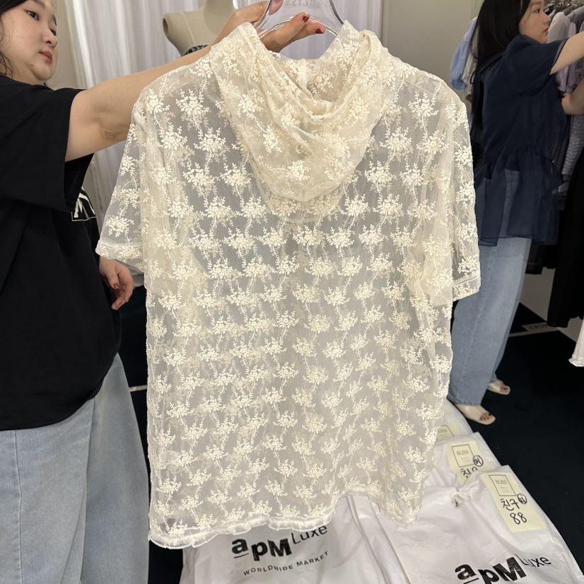 BLISS韓國代購女裝新品推薦人氣26春夏休閑職業襯衫蕾絲衫LBLISS襯衫/蕾絲衫