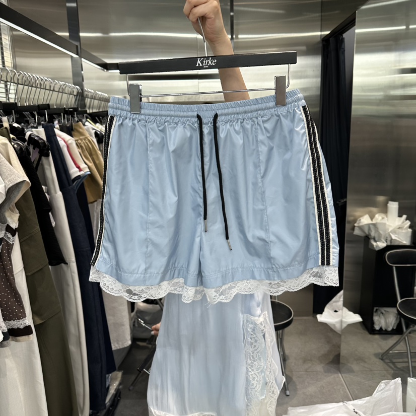 KIRKE韓國代購女裝新款職業26春夏26夏季休閑推薦短褲蕾絲KIRKE短褲圖色1