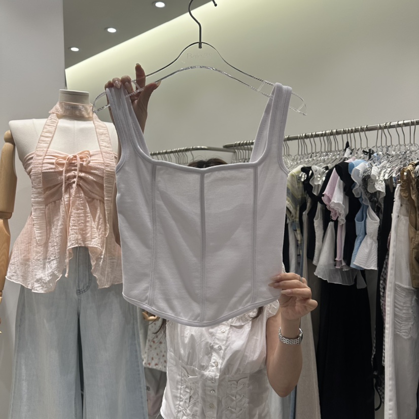 BAIE.38韓國東大門直郵女士新品熱賣休閑吊帶背心無袖緊身BAIE.38吊帶/背心圖色1