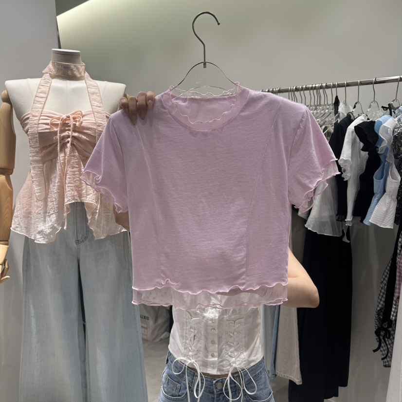 BAIE.38韓國直郵女裝新品職業人氣休閑26春夏推薦熱賣T恤BAIE.38T恤圖色1