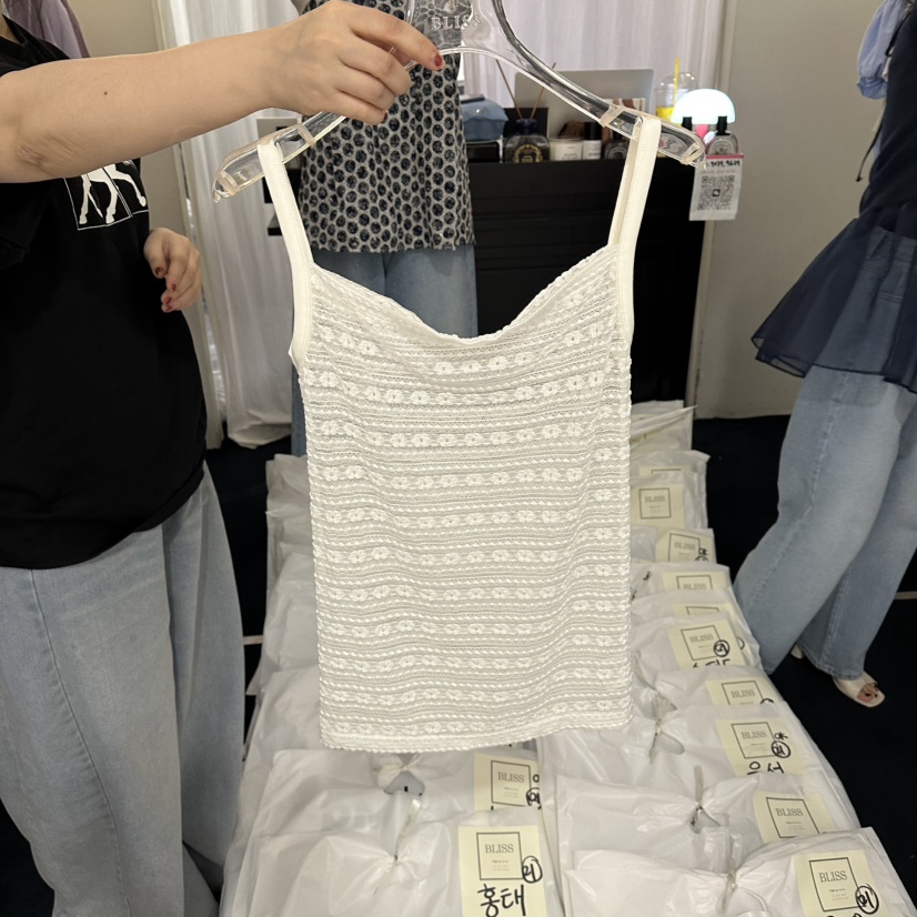 BLISS韓國代購女裝新款26春夏人氣職業26夏季休閑吊帶背心BLISS吊帶/背心圖色1