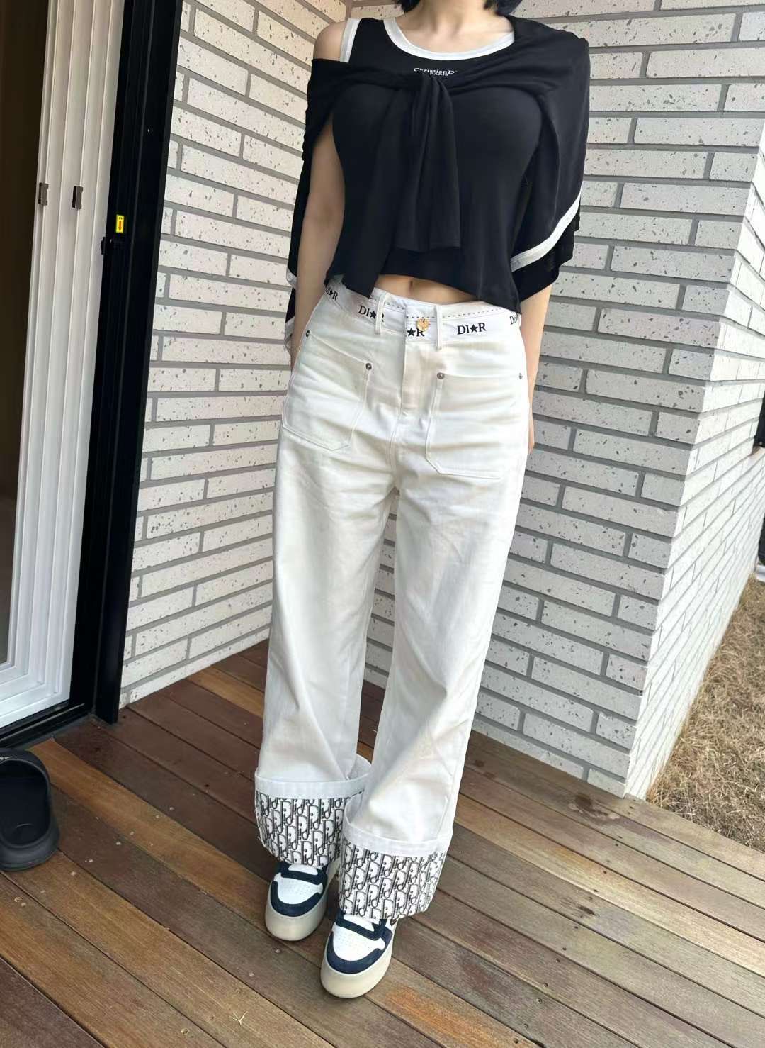 blinque韓國直郵女裝新款推薦職業人氣時尚26夏季熱賣牛仔褲blinque牛仔褲