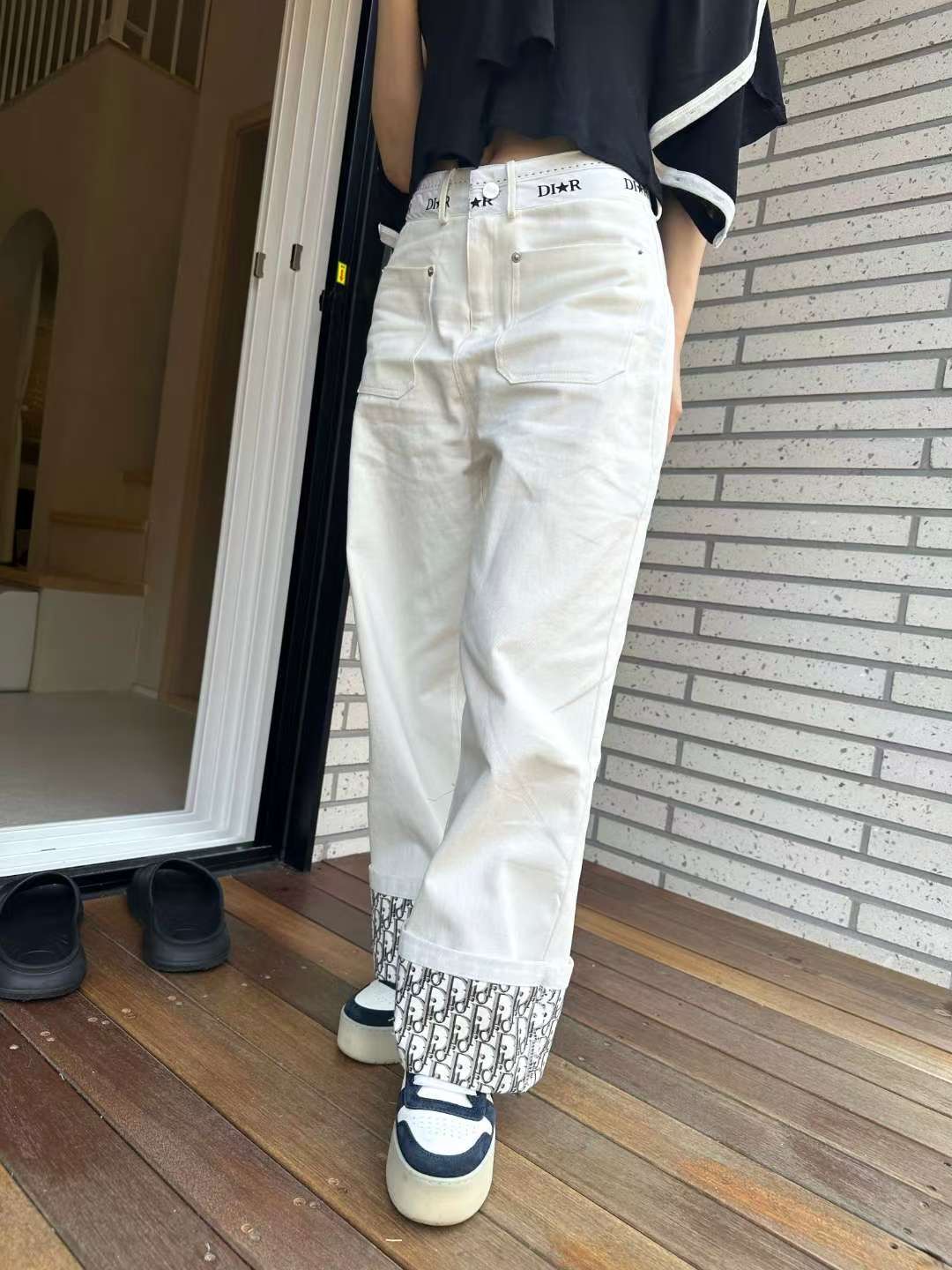 blinque韓國直郵女裝新款推薦職業人氣時尚26夏季熱賣牛仔褲blinque牛仔褲