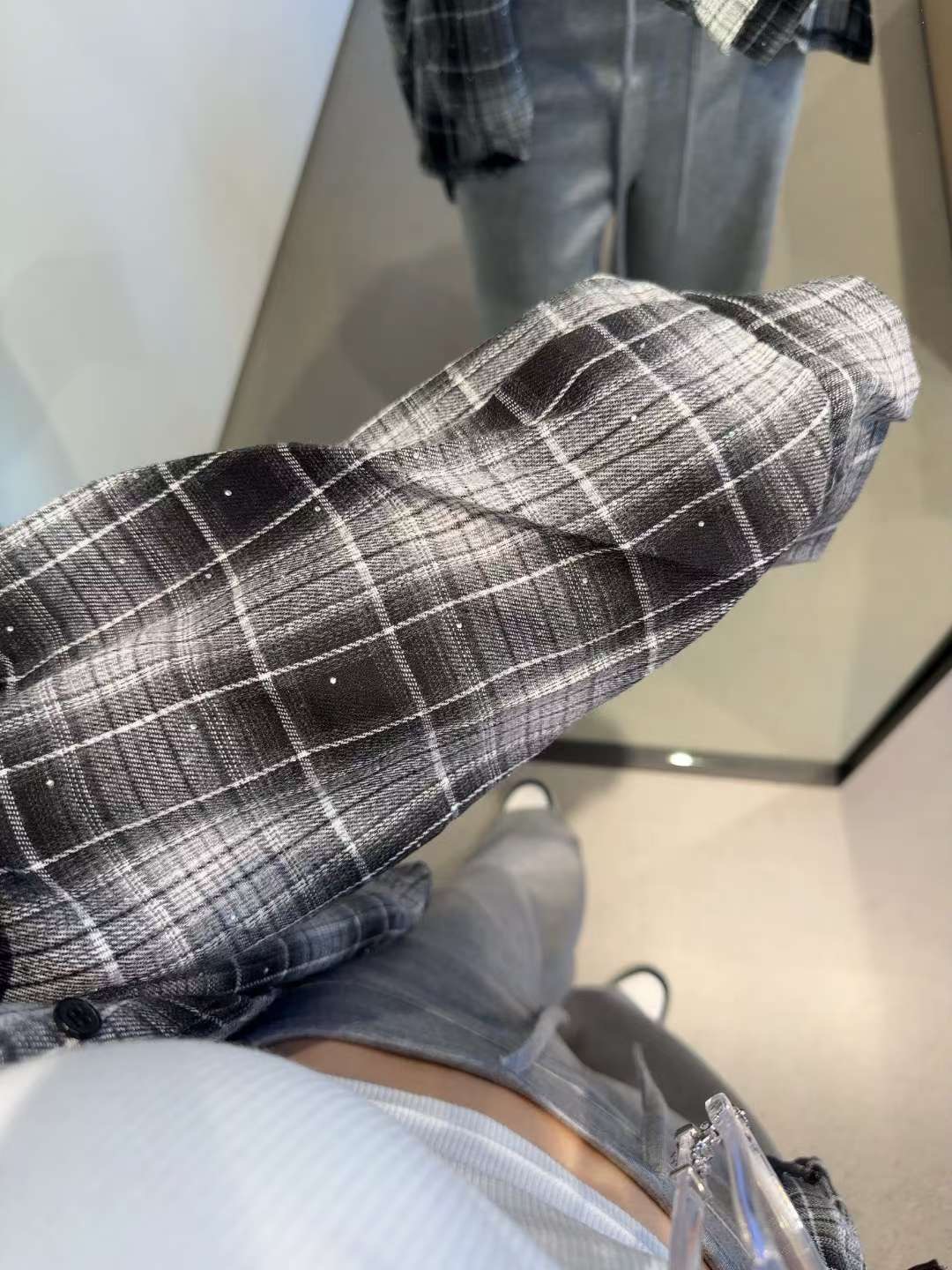 blinque韓國代購女裝新品推薦26夏季襯衫蕾絲衫不含內搭連帽衫blinque襯衫/蕾絲衫