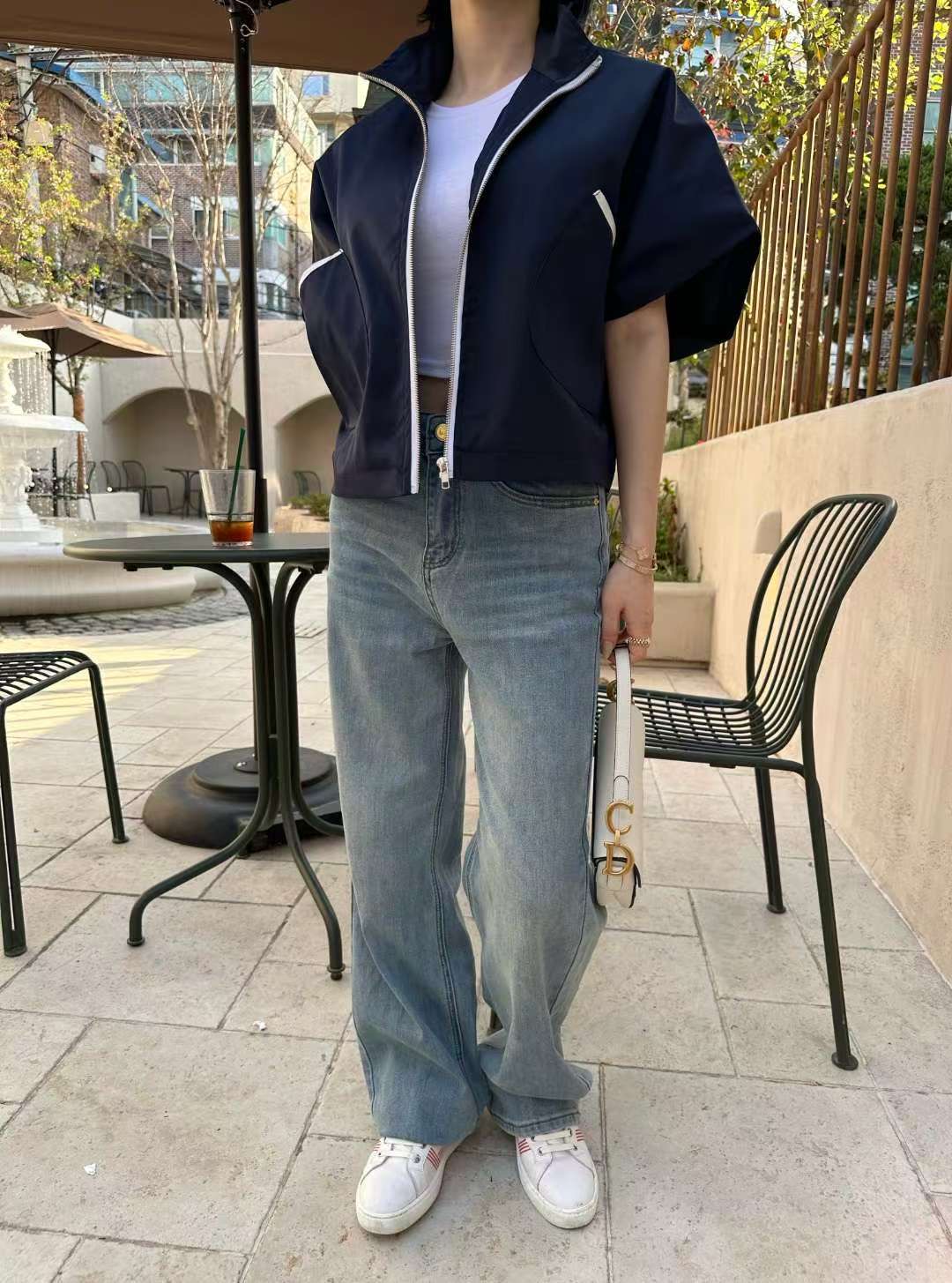 blinque韓國直郵實拍女裝新款熱賣人氣休閑時尚夾克不含內搭blinque夾克圖色2