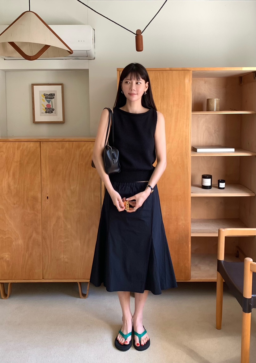 COURGETTE韓國直郵實拍女士新品人氣推薦休閑半身裙中短裙COURGETTE半身裙/中短裙